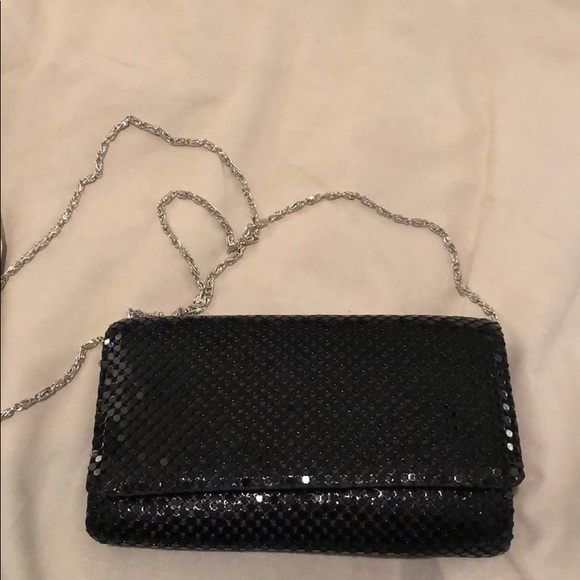 Jessica McClintock Handbags - Black sequin evening purse